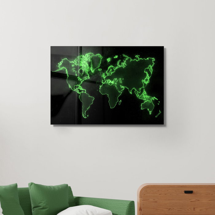 Wallity Pintura decorativa de vidrio templado Multicolor 70 x 100 cm